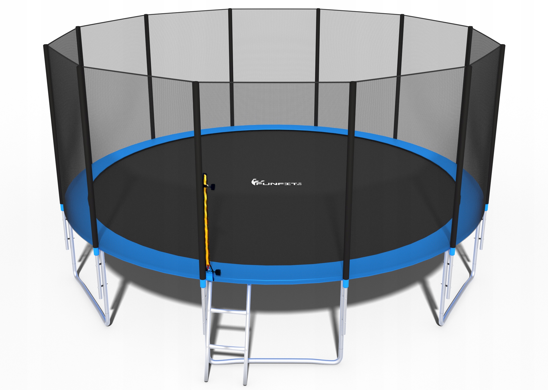 Trampolina ogrodowa dla dzieci 490cm FUNFIT z siatką zewnętrzną 16ft